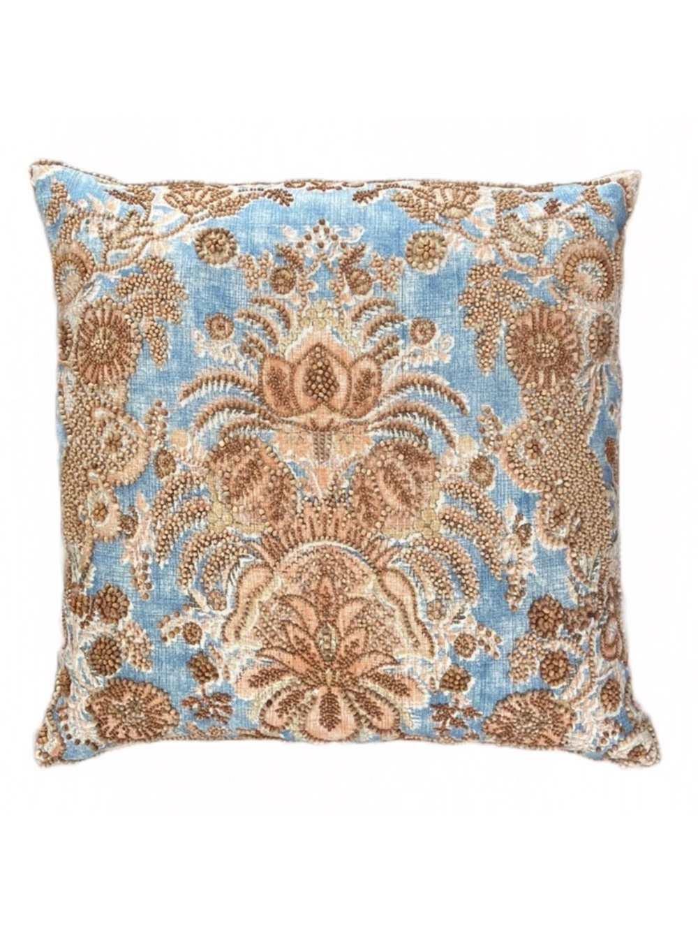 Dransfield & Ross Beaded Throw Pillow